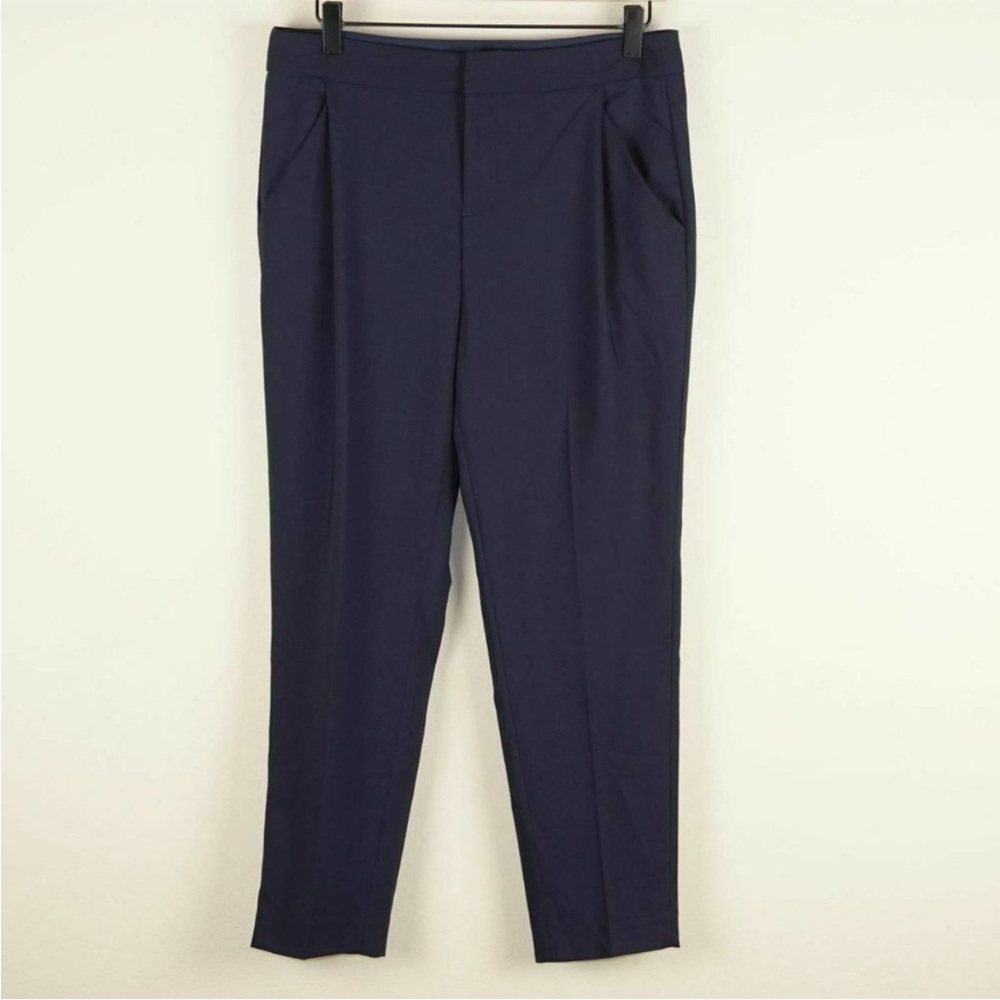Everlane GoWeave 100%Wool Navy Cropped  Trousers